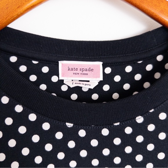 Kate Spade New York . Polka Dot Sweatshirt - Picture 6 of 7